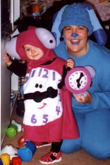 Claire and Mommy on Holloween